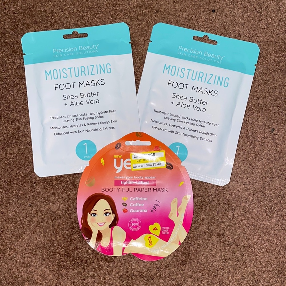 Feet mask + booty mask